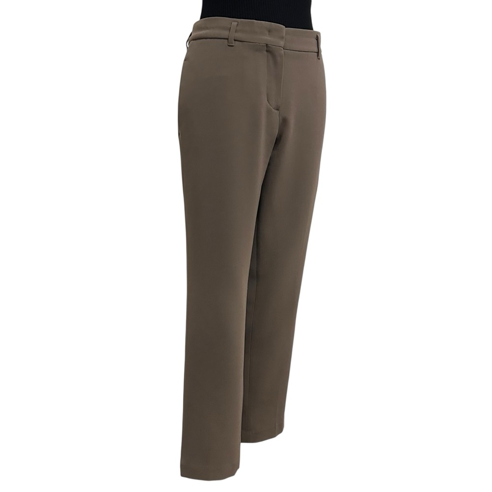 Babaton Dark Olive Green Ankle Cropped Pants size 6
